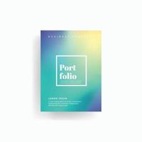Brochure and book cover design template