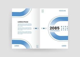 Brochure and book cover design template vector