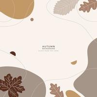 abstract setting in autumn vector