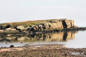 A view of Hilbre Island on the Wirral photo