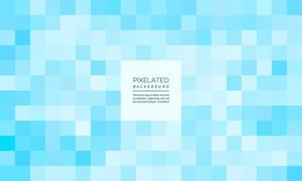 Abstract geometric pixelated blue sky colour blur texture and pattern background vector