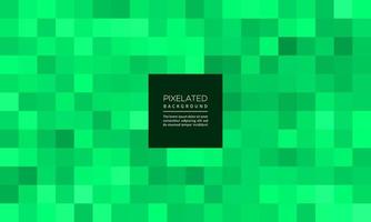 Pixelated emerald colour abstract geometric blur background vector