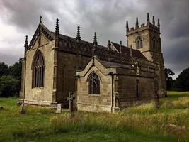 Shrewsbury in Shropshire in the UK in March 2021. A view of Battlefield Church near Shrewsbury photo