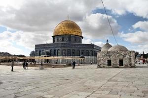 Jerusalem in Israel in May 2019. A view of the Dome of the Rock photo