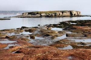 A view of Hilbre Island on the Wirral photo