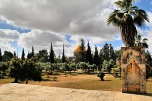Jerusalem in Israel in May 2019. A view of the Dome of the Rock photo