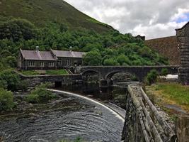 A view of the Dam at Elan Valley photo