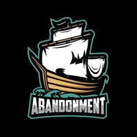 Abandonment T-shirt design, vintage retro Premium Vector