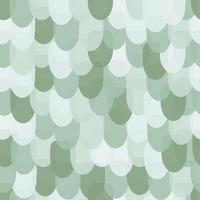 Mint green abstract scales seamless pattern, vector illustration.