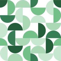 Pastel green semicircle seamless pattern, vector illustration.