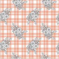 Seamless gingham Pattern. Vector illustrations. Texture from squares or rhombus for - tablecloths, blanket, plaid, cloths, shirts, textiles, dresses, paper, posters.