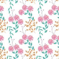 Seamless Pattern With Floral Motifs able to print for cloths, tablecloths, blanket, shirts, dresses, posters, papers. vector
