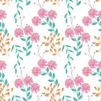 Seamless Pattern With Floral Motifs able to print for cloths, tablecloths, blanket, shirts, dresses, posters, papers. vector