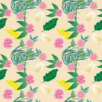 Seamless Pattern With Floral Motifs able to print for cloths, tablecloths, blanket, shirts, dresses, posters, papers. vector