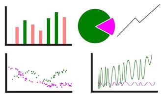 analista de datos, visualización de datos vector