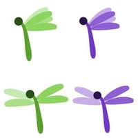 dragonfly vector isolated