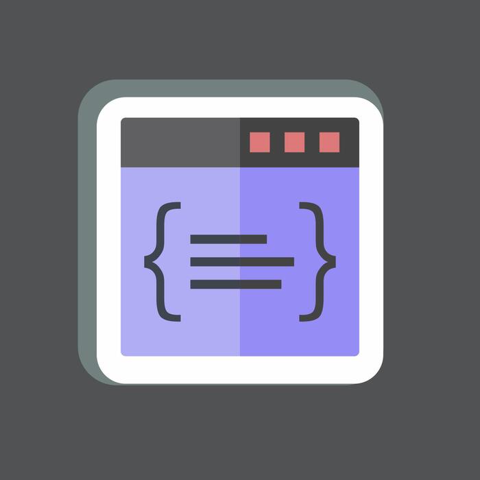 Programming Sticker Vector Art, Icons, and Graphics for Free Download