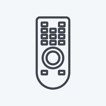 Icon Remote. suitable for Home symbol. line style. simple design editable. design template vector. simple symbol illustration vector