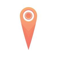 coin location gradient logo design template icon vector