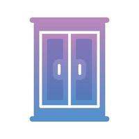 cupboard gradient logo design modern template icon vector