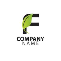 letter F company logo illustration graphic vector