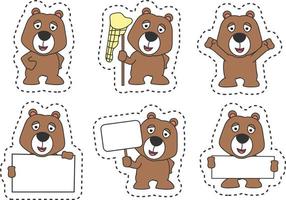 cute bear animal cartoon graphic vector