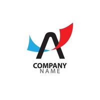 letter A company logo illustration graphic vector
