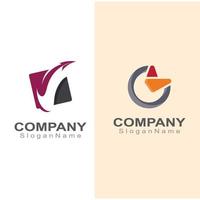 logotipo de logística exprés para el diseño de empresas y empresas de entrega vector