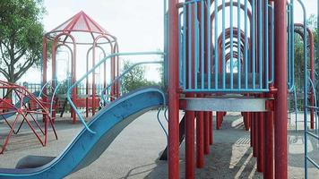 empty Playground in the park video