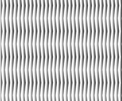Wave, zigzag lines pattern. Black wavy line on white background. Texture vector - illustration