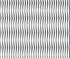 Wave, zigzag lines pattern. Black wavy line on white background. Texture vector - illustration