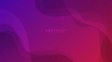 simple abstract background, wave and line composition vector