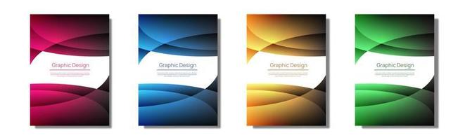 cover background, fracture shape gradation vector