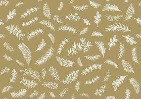 Branches collection hand drawn, vector.