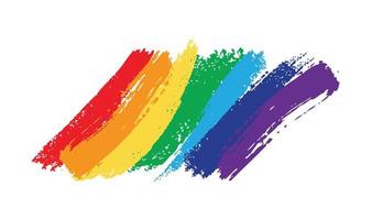 bandera orgullo arco iris lgbt lesbiana. concepto lgbt. ilustración vectorial vector