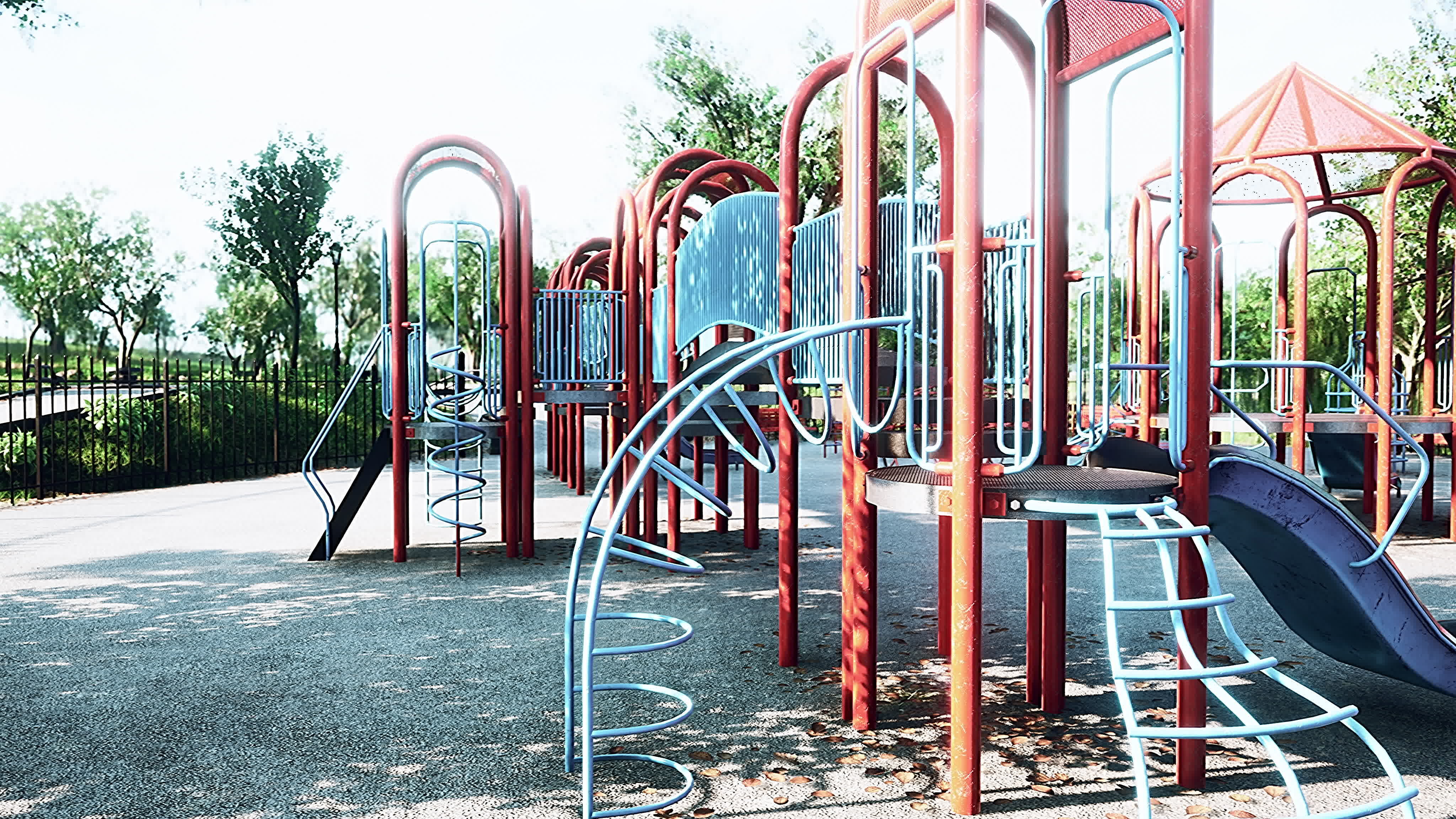 A*N様 playground pg EMPTY | PNK empty-playground-in-the-park-