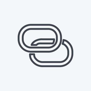 icono de punto de acceso personal. adecuado para el símbolo de aplicaciones móviles. estilo de línea diseño simple editable. vector de plantilla de diseño. ilustración de símbolo simple