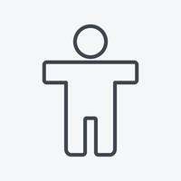 Icon Accessibility. suitable for Infographics symbol. line style. simple design editable. design template vector. simple symbol illustration vector