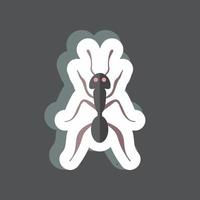 Sticker Ant 1. suitable for Animal symbol. simple design editable. design template vector. simple symbol illustration vector