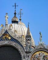 Venice, Italy, 2006. Partial view of Basilica di San Marco a Venezia photo