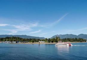 Vancouver, Canada, 2007. Paddle Steamer near Coral Harbour photo