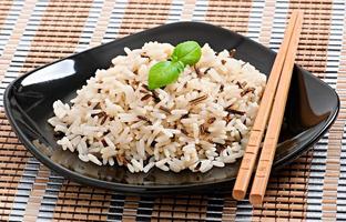 arroz hervido mixto foto