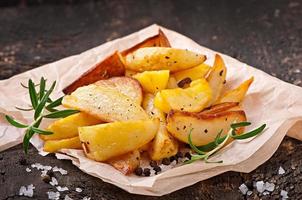 French fries potato wedges photo