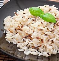 Mixed boiled rice