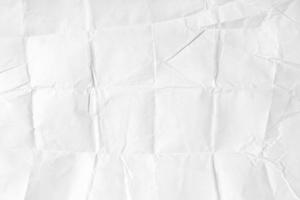 White crumpled paper background texture. Full frame photo
