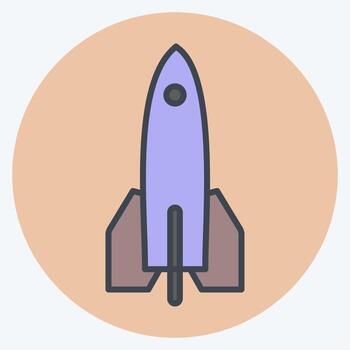 avión de juguete icono. adecuado para símbolo de juguete. estilo compañero de color. diseño simple editable. vector de plantilla de diseño. ilustración de símbolo simple