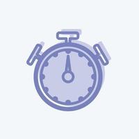 Icon Stopwatch. suitable for Web Interface symbol. two tone style. simple design editable. design template vector. simple symbol illustration