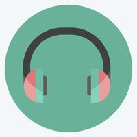 icono de reproducción de música. adecuado para el símbolo de la música. estilo plano diseño simple editable. vector de plantilla de diseño. ilustración de símbolo simple