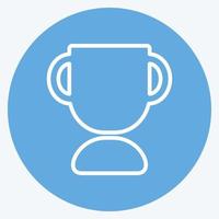 Icon Awards. suitable for Education symbol. blue eyes style. simple design editable. design template vector. simple symbol illustration vector