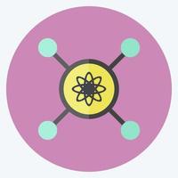 Icon Intelligent Control. suitable for data analytics symbol. flat style. simple design editable. design template vector. simple symbol illustration vector